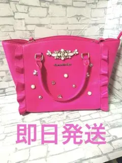 [大人気] Samantha Vega ピンク ハンドバッグ 2way 美品！
