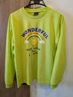 KEA SPORT 蛍光イエロー テニスTシャツ