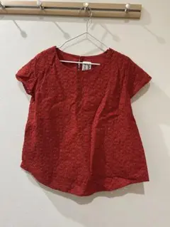 ☆URBAN RESEARCH DOORS パンチングブラウス 赤 130㎝☆