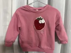 après les cours いちご刺繍トレーナー