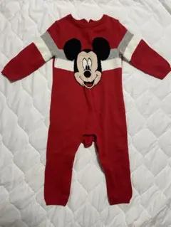 baby GAP ミッキーマウス　ロンパース 12-18ヶ月　ニット