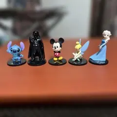 【全5種フルコンプ】Disney100周年 ならぶんです。フィギュア