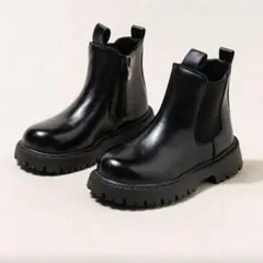 ショートブーツ フォーマルブーツ サイドジッパー 19cm 直接引取可能