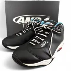 AND1 アンドワンバスケットシューズ 黒 TAICHI MID 靴【26cm】