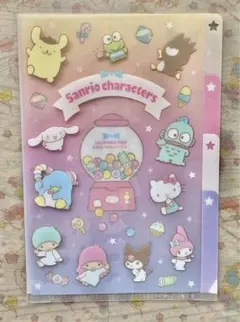 【新品・未使用】サンリオキャラクターズ　ミニファイル　可愛い　必ずサイズ確認必須