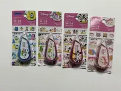 PLUS Deco Rush ディズニー デコレーションテープ 4個セット