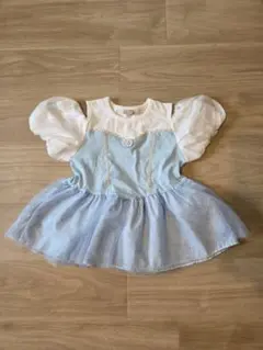 petit main フリル袖 エルサトップス　120