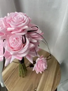 韓国バラブーケ　ピンク