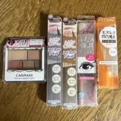 キャンメイク　パーフェクトマルチアイズ フローレスブロウリキッド ふたえライナー