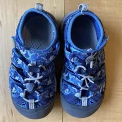 キーン 迷彩柄 キッズサンダル 17センチ