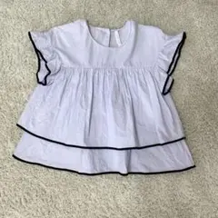 ZARA ザラ フリルブラウス ブルー XS