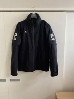 極美品 PEARLY GATES パーリゲイツ スニード ナイロンジャケット パーリーゲイツ PG ロゴワッペンチェック柄スニードジャック