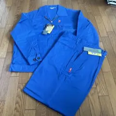 Kansai uniform 作業着 上下セット LL ブルー
