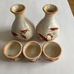 ⑫陶器製お猪口・ぐい飲みセット