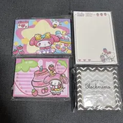 【サンリオ メモ帳、手帳セット4個】