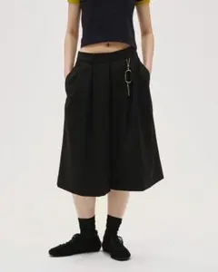 新品】TODAYFUL Twill Bermuda Pants Black36 - メルカリ