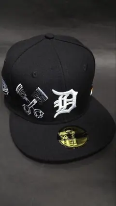 NEWERAデトロイトタイガースタイガーカスタムキャップブラックマルチ3/8