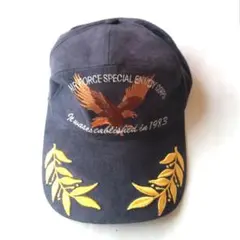 Y2K US AIR FORCE USエアフォース アポロキャップ 刺繍