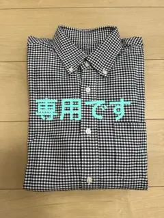 MUJI 洗いざらしオックスボタンダウン長袖シャツ紳士Ｓ