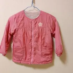 ピンク フラワーモチーフ アウター