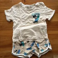 H&M ミッキー Tシャツ・ショートパンツセット 9M-12M 80