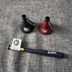 【パリーグ】ミニメガホンキーホルダー、バット型ボールペン　3点セット