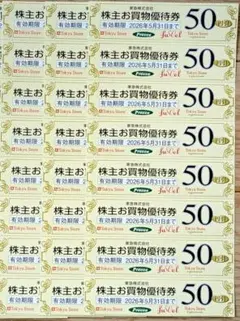 東急株主優待券 東急ストアお買物券24枚