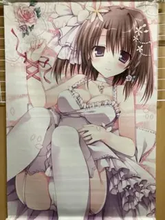 【購入前コメント必須】ななろば華 B2タペストリー 月刊めろり