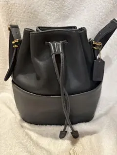 OLD COACH オールドコーチ レザーショルダーバッグ 巾着 9946 - メルカリ