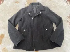 アーバンリサーチ ウール ライダースジャケット M Gray USED 中古