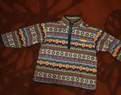 MoujonJon キッズ　フリースジャケット 100cm マルチカラー