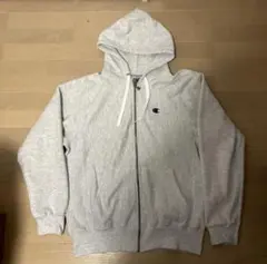 Champion グレー フルジップパーカー Lサイズ