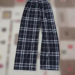 レディースフリーサイズチェックパンツ