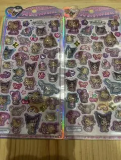 正規品　サンリオ　うるちゅるポップシール　 日焼けキティ　ボンボンドロップシール