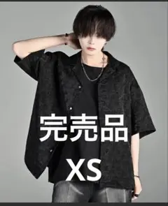 ADRER ハイブリッドルーズシャツ XSサイズ ブラックジャカード　完売品