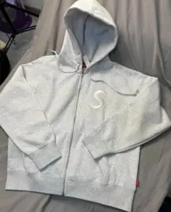 最終値下げ　Supreme グレー パーカー フード付き Supreme グレー フード付きパーカー