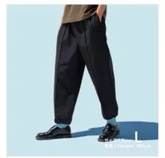 ファミマ コンビニエンスウェア ブラック L ジョガーパンツ スウェット