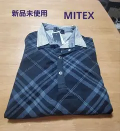 特価！新品未使用 　MITEX 　重ね着風長袖シャツ チェック柄 M　С⑨