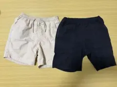 MPSとGUの半ズボン2点セット　120cm