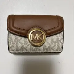 マイケルコース/3つ折り財布/ブラウン