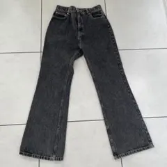 OLIVE des OLIVE ブラックデニムパンツ Mサイズのサムネイル
