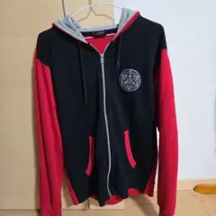 FULLMETAL ALCHEMIST パーカー 黒/赤