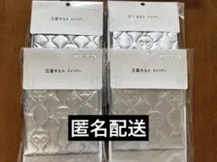 圧着キルト　エイリアン　シルバー4枚セット