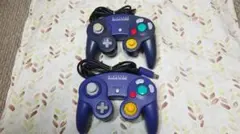 ゲームキューブ　バイオレット　コントローラー　任天堂