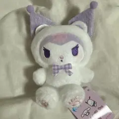 クロミ サンリオ キャラクターズ チェック ベアちょいデカマスコット