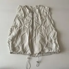 【未着用】chocol raffine robe ジップアップベスト F