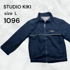 STUDIO KIKI ナイロンジャケット ネイビー Lサイズ長袖　冬用　古着