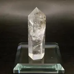 水晶 クリアクオーツ 天然石 パワーストーン 六角柱 置物 ストーン ポイント