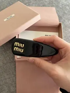miu miu ヘアピン ヘアクリップ ボルドー ワインレッド2個セット miu miu ヘアピン ヘアクリップ ボルドー ワインレッド2個セット