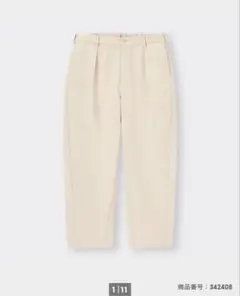 ベージュ パンツ